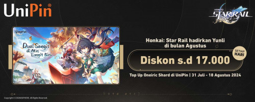 Honkai: Star Rail Hadirkan Yunli di Ver 2.4 – Top Up #PakeUniPin & Raih Diskon s.d 17.000 Setiap Hari